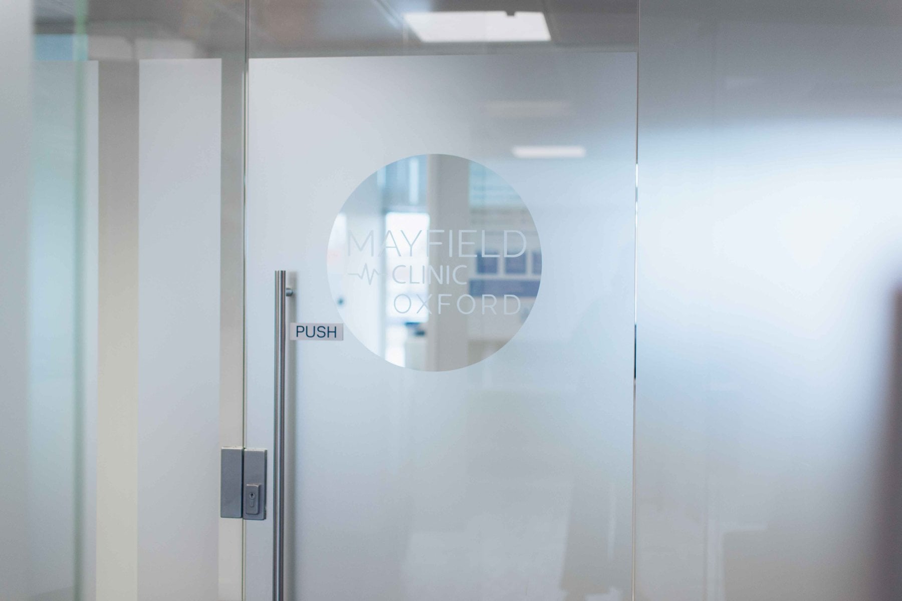 The entrance to Mayfield Clinic in Oxford